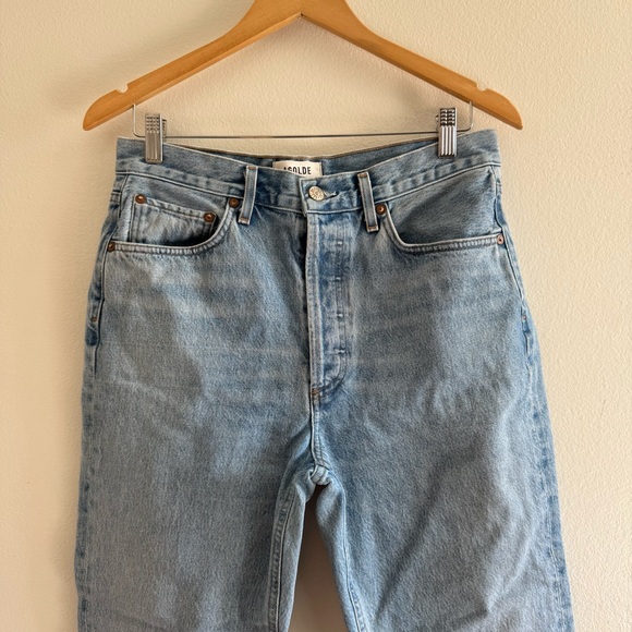 Agolde Riley High Rise Straight Crop Jeans size 29 - Picture 5 of 9